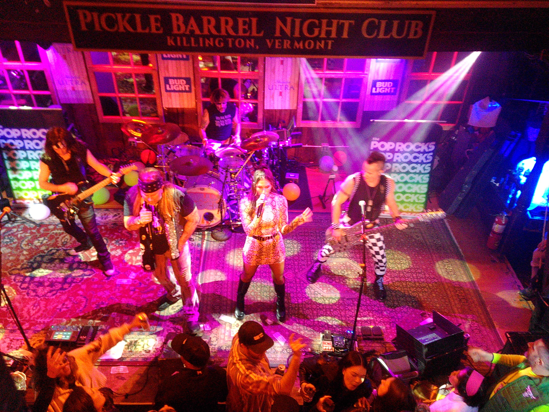 Live band at the Pickle Barrel Night Club in Killington